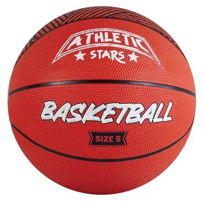 Image de Ballon de Basket ATHLETIC STARS Classic Rayé Taille 5