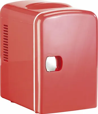 Image de Mini réfrigérateur 2 en 1 avec prise 12 / 230 V - rouge