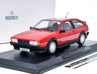 Zdjęcie produktu dla Volkswagen Scirocco II GTX 16V (1988) czerwony NOREV 1:18
