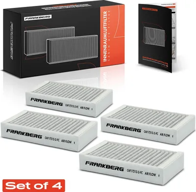 Productafbeelding van Frankberg 4x interieurfilter actieve kool voor BMW