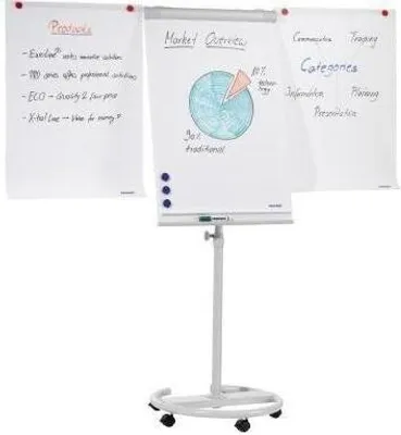 Obrázek produktu pro Soennecken Flipchart Mobil 1148 68x105cm grau
