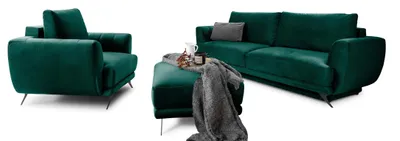 Produktbild von Wohnzimmer-Sofagarnitur ZARIN - grün