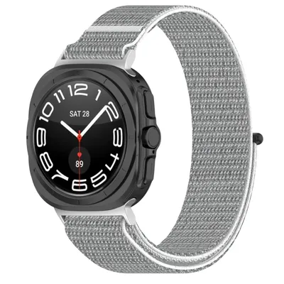 Produktbild von Für Samsung Galaxy Watch Ultra 47mm Elastisches Design Nylon Klettverschluss Sport Arm Band M4