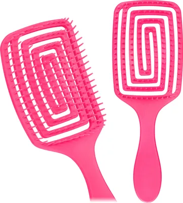 Obrázok produktu pre Pneumatická kefa na vlasy Detangling kefa Pink Flexible Quick-drying