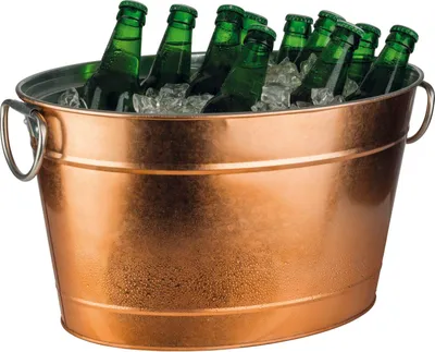 Image de APS Tin Bac à boissons, contenance : 11,00 litres, hauteur : 220 mm, aspect cuivre