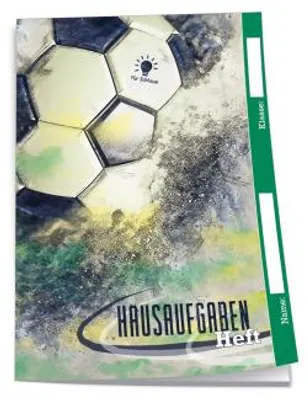 Produktbild von Trötsch Hausaufgabenheft für Schlaue Anpfiff