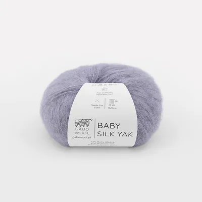 Zdjęcie produktu dla Włóczka Gabo Wool Baby Silk Yak 9741 / jasna lawenda