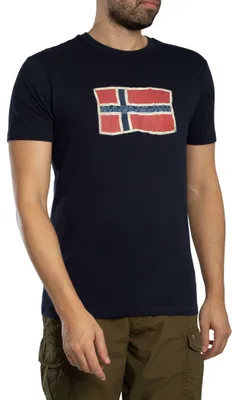 Produktbild von Napapijri Mahsa Grafik-T-Shirt, Blau L
