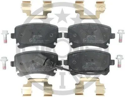 Produktbild von OPTIMAL Bremsbeläge Satz Hinten Bremsklötze für VW Transporter V Bus (7HB, 7HJ, 7EB, 7EJ, 7EF, 7EG, 7HF, 7EC) BP-12241