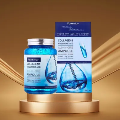 Produktbild von FarmStay Kollagen & Hyaluronsäure All-in-One-Ampulle 250 ml