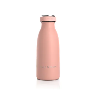 Produktbild von LARS NYSØM Trinkflasche Edelstahl | BPA-freie Isolierflasche | Auslaufsichere Wasserflasche für Sport, Fahrrad, Hund, Baby, Kinder 350ml Nude