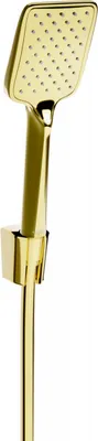 Produktbild von Mexen R-62 Kopfbrausegarnitur mit Regenbrause und Thermostatmischer, Gold - 785625052-50