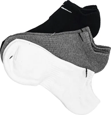 Produktbild von Nike Sportswear Everyday No Show Schwarz/Weiss/Grau (3 Paar) – Herrensocken