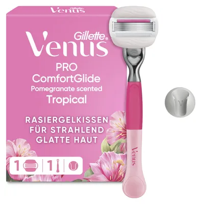 Produktbild von Gillette Venus Pro Comfortglide Tropical Rasierer Damen, Rosa