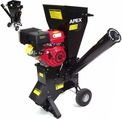 Produktbild von 15 PS Benzin Gartenhäcksler Häcksler Holzhäcksler 102mm Motorhäcksler