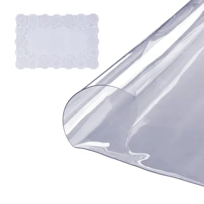 Produktbild von VEVOR Tischfolie Tischschutz Transparent 1,5 mm Dicke, φ 1230 mm Tischschutz-Folie PVC Runde Tischdecke Tischfolie Abwaschbar Verschleißfest Hitzebeständig Wasserdichte Tisch-Schutzfolie Wohnzimmer