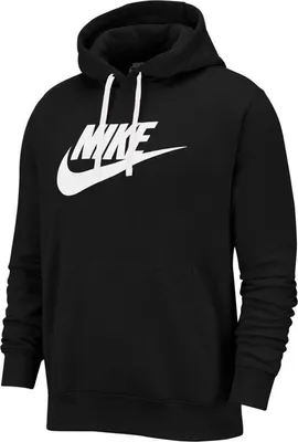 Produktbild von Nike M Nsw Club Hoodie Po Bb Gx 010 Black/Black/White Xl