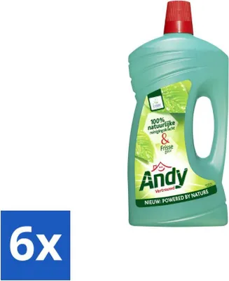 Produktbild von Andy – Trusted – Allzweckreiniger – Frisch & Vertrauenswürdig – 1L - Vorteilspack - 6 Stücke