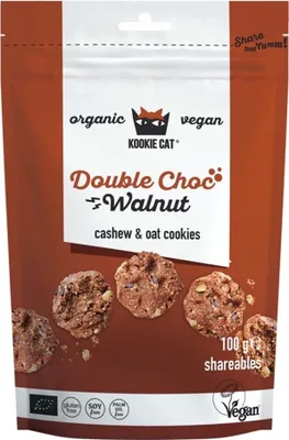 Image de mini-biscuits aux noix de cajou et aux graines - Double Choco Walnut 100g