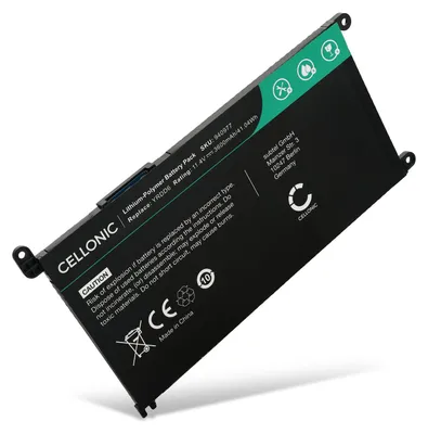 Produktbild von CELLONIC 1x Akku für Notebook Kompatibel mit Dell Vostro 5490, Inspiron 5593, Vostro 5590, YRDD6 - (3600mAh, 11.4V)