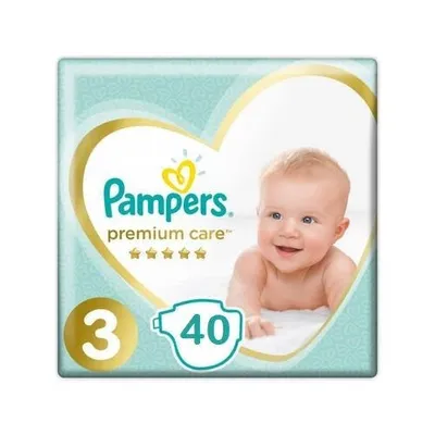 Produktbild von Pampers Premium Care Windeln Grosse 3 - 40 Windeln