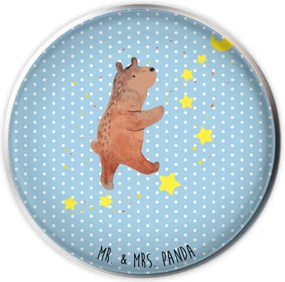 Produktbild von Mr. & Mrs. Panda Abfluss-Stöpsel Bär Träume - Blau Pastell - Geschenk, Teddybär, Stöpsel, Traumdeutung, waschbeckenstöpsel, Waschbeckenstopfen, Traum, Träumen