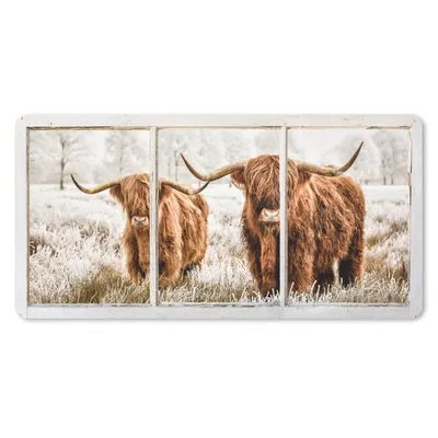 Produktbild von MuchoWow® Mauspad Mousepad Schottischer Highlander - Kuh - Ansicht 60x30 cm - Mousepads - Maus Mat - Pad - Mausunterlage - Nachhaltig