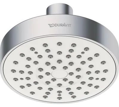 Zdjęcie produktu dla Duravit Showers - Głowica prysznicowa, średnica 100 mm, biały/chrom UV0660022010