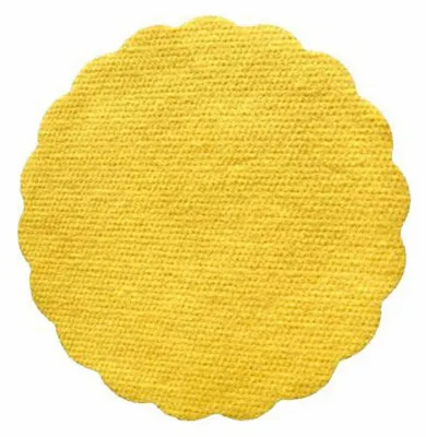 Produktbild von 400x Tassenuntersetzer Glasuntersetzer Airlaid Ø 9cm gelb