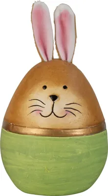 Produktbild von Mel-O-Design 9848 Osterhasen-Eier mit Stoffohren grün