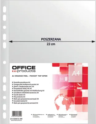 Produktbild von Euroobal Office Products A4 maxi extra široký matný 90mic 50ks v sáčku