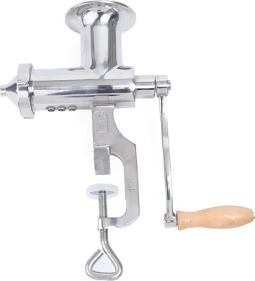 Immagine prodotto di Spremiagrumi - Manuale - Acciaio inossidabile - Per bacche, frutta e verdura - Taglia M - Argento