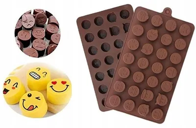 Obrázek produktu pro Rossler Silikonová forma na čokoládu Emotikony