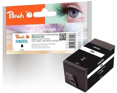 Produktbild von Peach PI300-859, Hohe (XL-) Ausbeute, Schwarz, 25 ml, 1 Stück(e), 995 Seiten, Einzelpackung