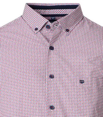 Produktbild von Redmond - Modern Fit - Herren Freizeithemd (251020111), Größe:L, Farbe:Rot(50)
