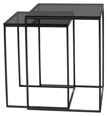 Produktbild von Kaheku Tisch Eklund 2er Set schwarz 323025913