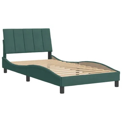 Immagine prodotto di Giroletto senza Materasso Hanko Verde Scuro 100x200 cm in Velluto