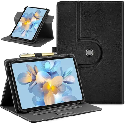 Zdjęcie produktu dla Uniwersalne etui na tablet 10-11 cali, obracane o 360 stopni, czarne - Easyacc