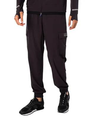 Produktbild von EA7 Ventus 7 Cargo-Jogginghose, Schwarz L