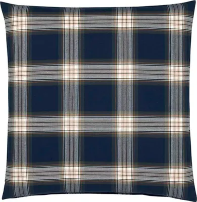 Produktbild von elegante Soft-Flanell-Kissenbezug einzeln Westminster Farbe Blau Größe 80x80