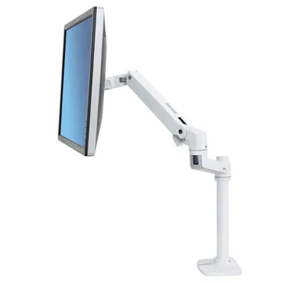 Produktbild von Ergotron LX - Befestigungskit (Gelenkarm) - für Monitor - Aluminium, Stahl - weiß - Bildschirmgröße: bis zu 81,3 cm (bis zu 32 Zoll) - Tischmontage