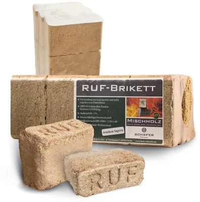 Produktbild von RUF - Holzbriketts Mischholz 10 kg