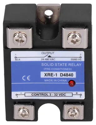 Solid State Relais XRE-1 D4840, 3-32VDC, 24-480VAC/40A, einphasig