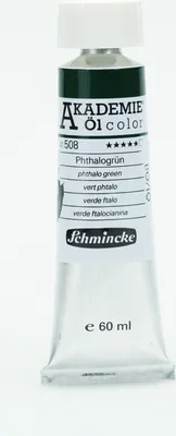 Produktbild von Schmincke 60ml AKADEMIE Öl color Phthalogruen Öl 41 508 011