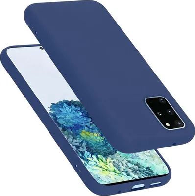 Obrázok produktu pre Ochranné puzdro Cadorabo pre Samsung Galaxy S20 PLUS v modrej farbe puzdro na mobilný telefón obal TPU Etui