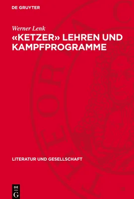 Produktbild von 'Ketzer' lehren und Kampfprogramme