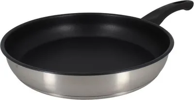 Image de Poele Menastyl, Acier Inoxydable, 24 cm, Tous Feux dont Induction