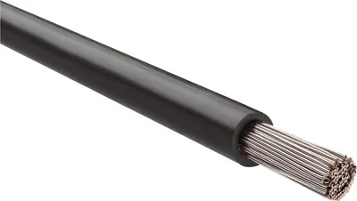 Produktbild von HELU KABEL FÜNFNORM 1X70mm² AWG00 BK (schwarz) Einzelader schwarz AD 16,0mm Nennspannung Uo/U 450V/750V nach UL/CSA