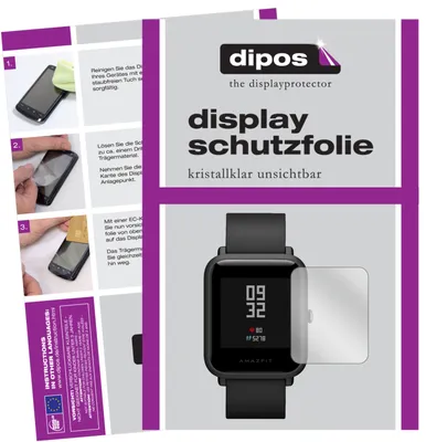 Produktbild von 6x Schutzfolie für Huami Amazfit Bip S klar Displayschutzfolie Folie Display Schutz dipos