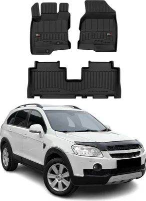 Obrázek produktu pro 2006-2018 Chevrolet Captiva Podlahové rohože TPE černé 3 ks